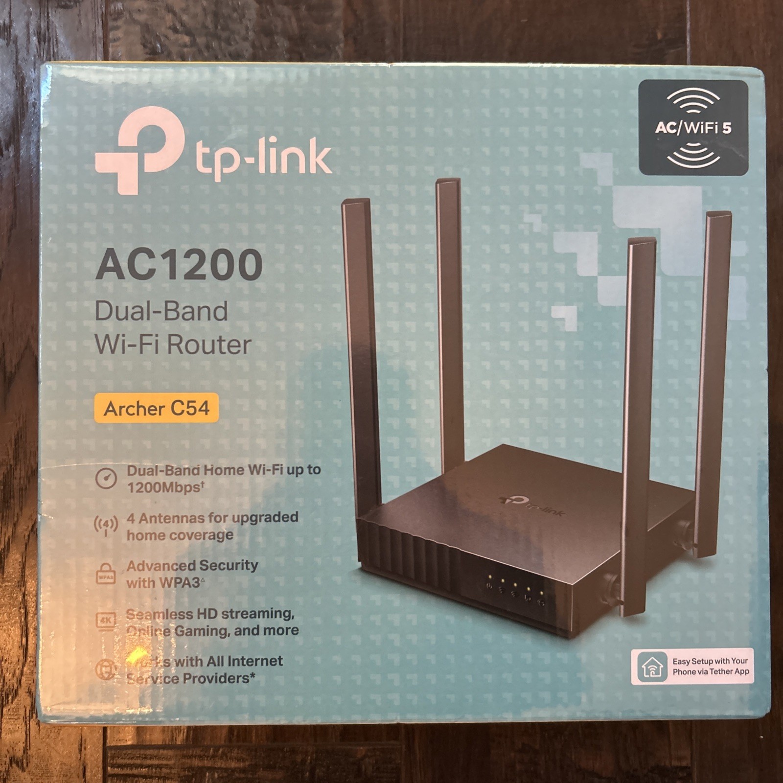 NEW TP-LINK AC1200 DUAL BAND WIFI ROUTER WIFI 5 ARCHER C54