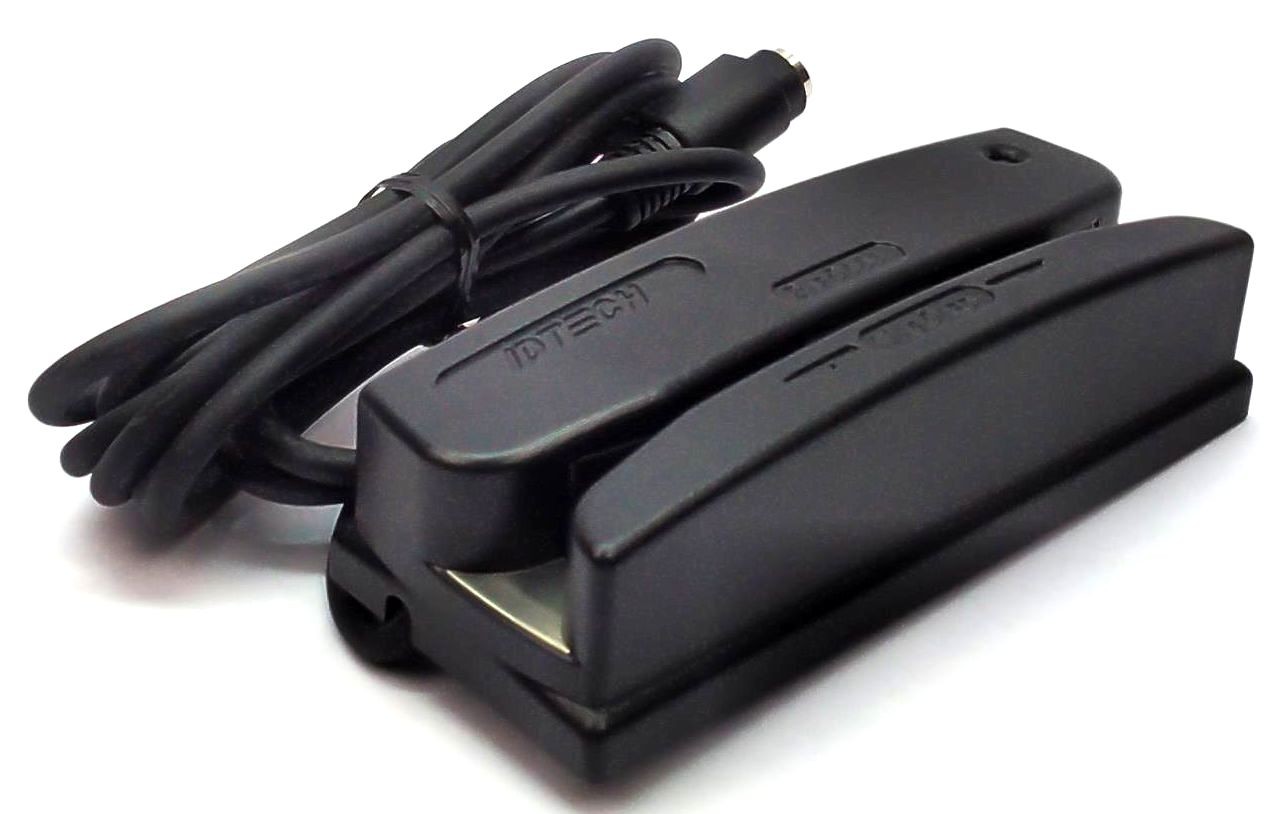 ID Tech TIC3237-633 Credit Card Reader MagStripes & Barcodes 3 Track MSR