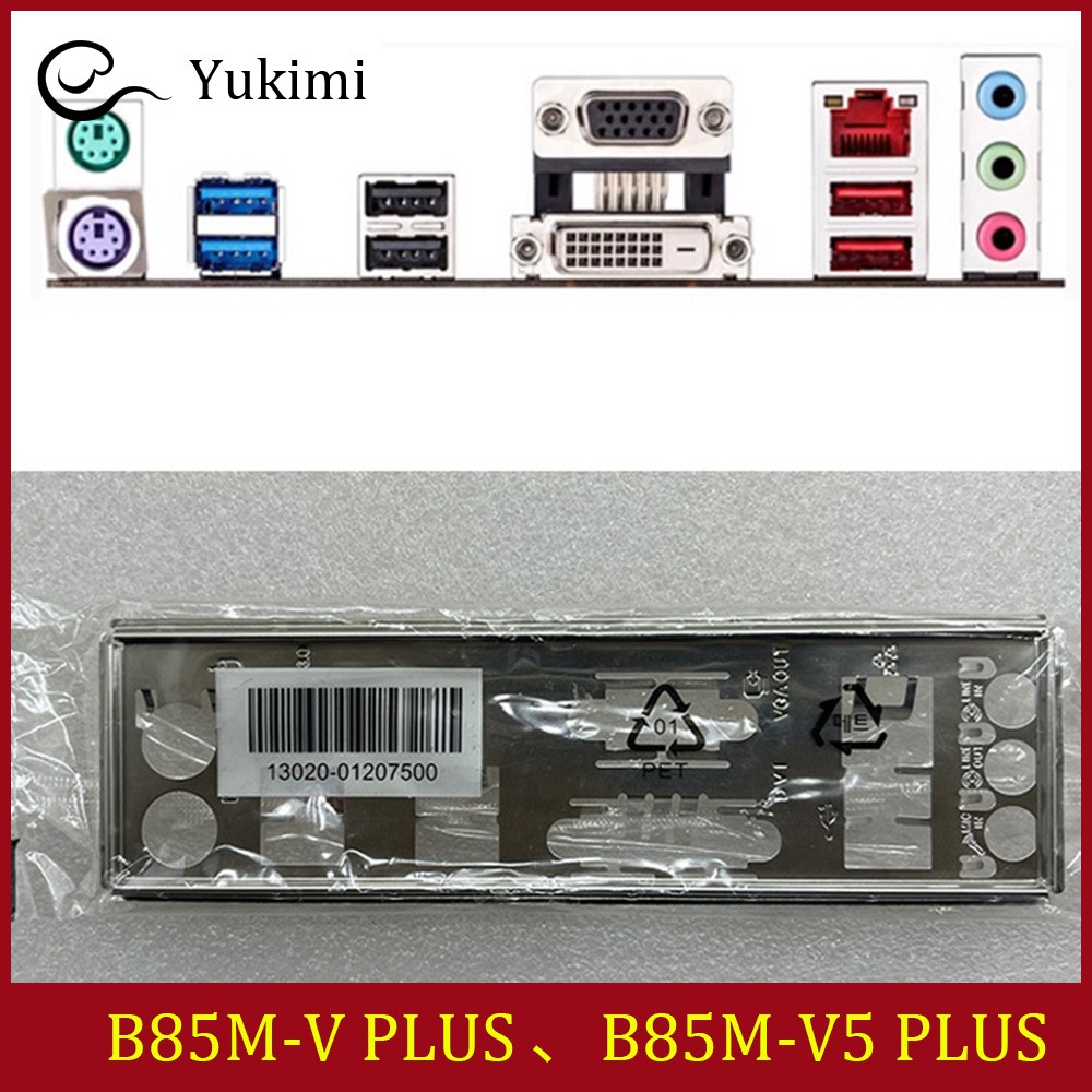 NEW FOR ASUS B85M-V PLUS 、B85M-V5 PLUS Ｍotherboard I/O Shield Backplate