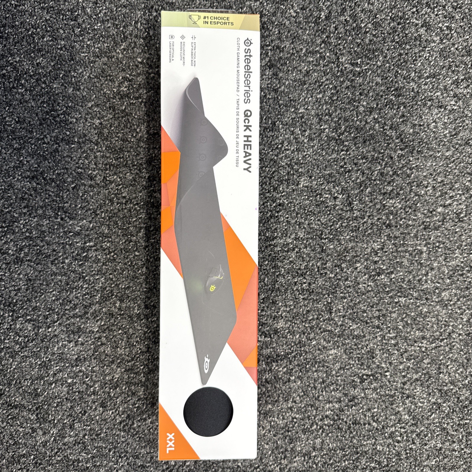 SteelSeries QcK Heavy XXL Gaming Mouse Pad Cloth - Black - New Sealed 