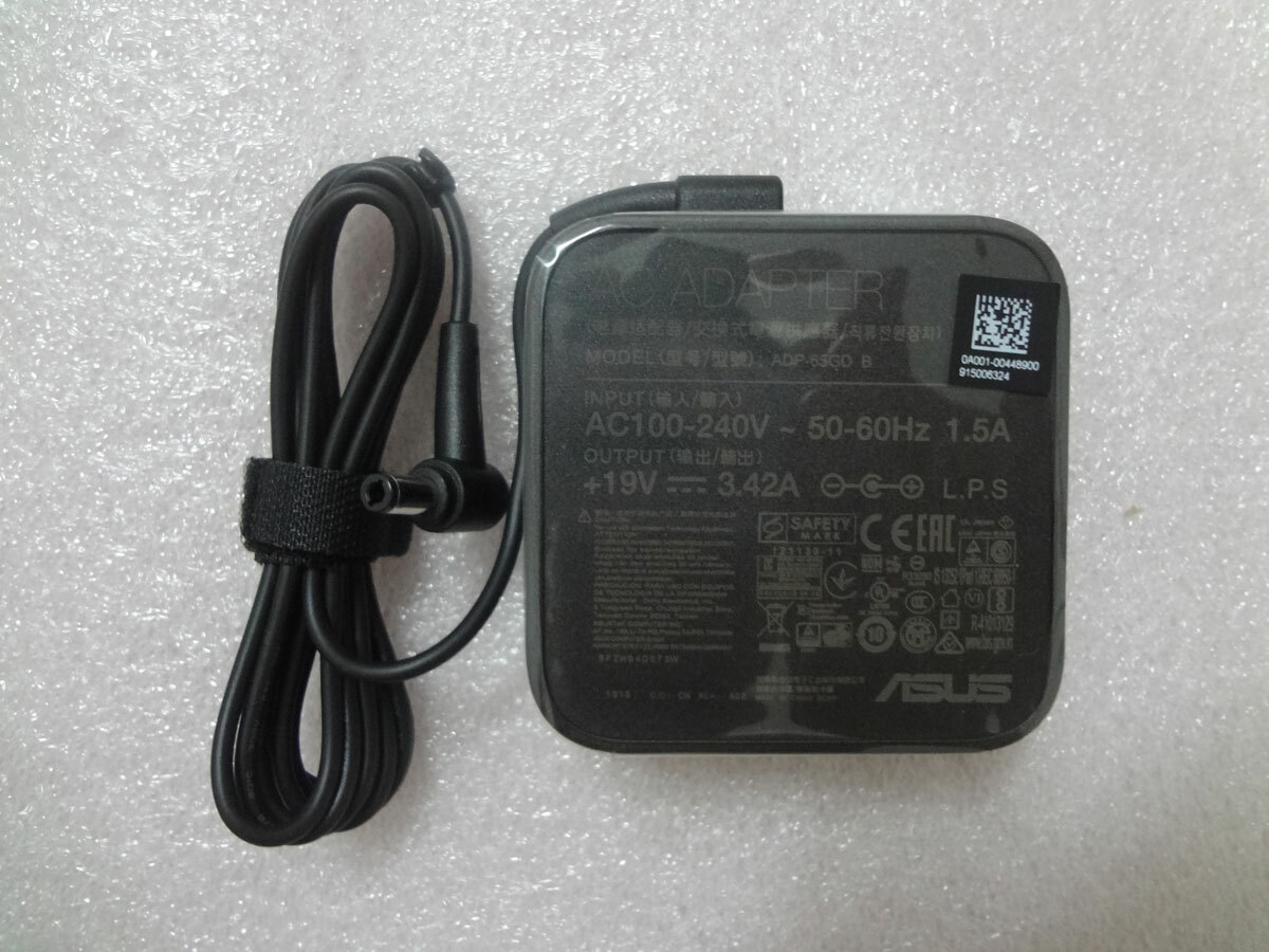 For ASUS PN62S Mini PC 19V 3.42A ADP-65GD B 5.5mm 65W AC Adapter 100%Genuine NEW