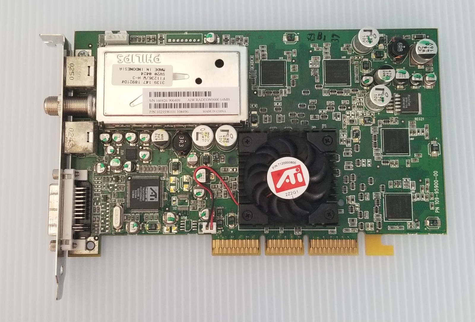 ATI AIW All-in-Wonder Radeon 9000 64MB AGP Video Card