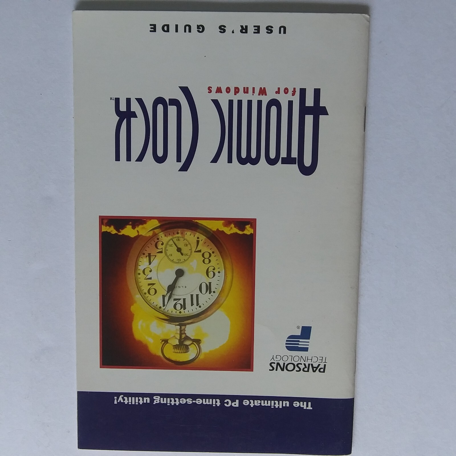 Atomic Clock For Windows User's Guide Parsons Technology PC Time-Setting Utility