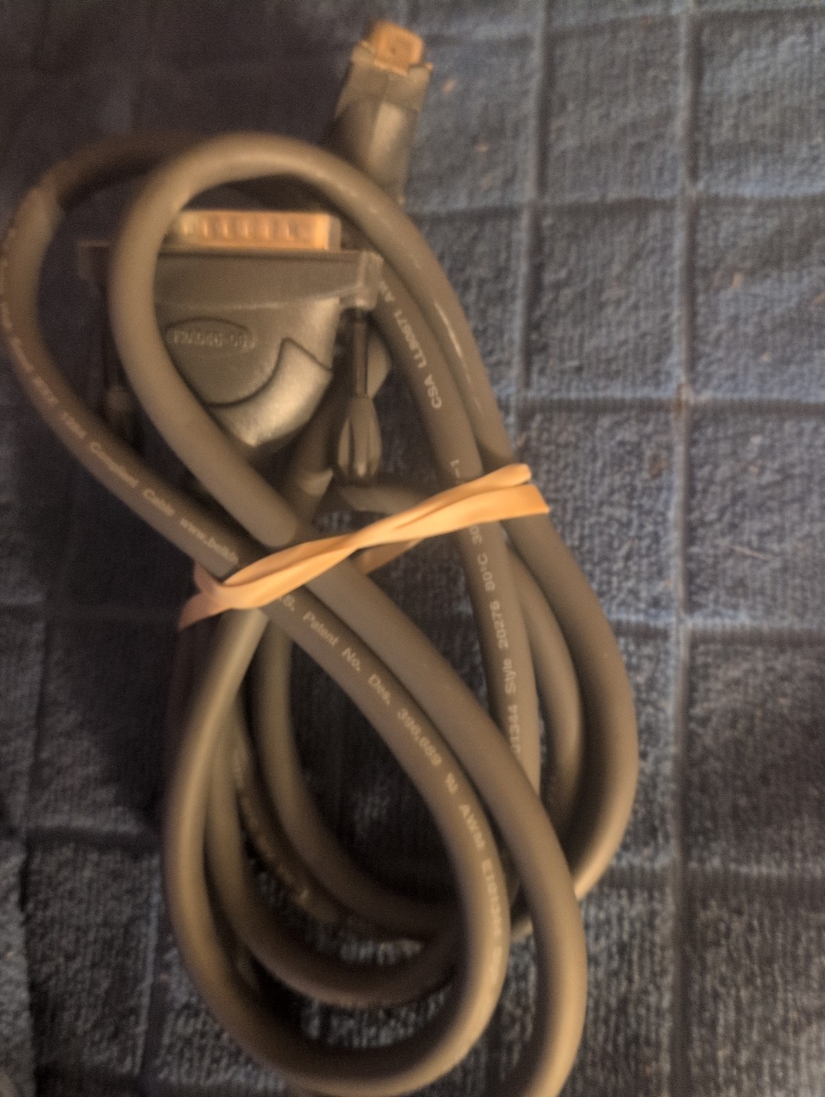 Belkin Model F2a046-06 6 Foot Computer Cord Dark Gray  25 Pin Male To 25 Pin...