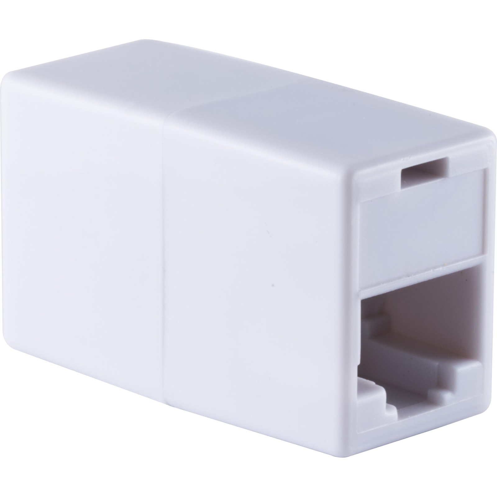 Ativa® RJ45 in-line Network Coupler, White