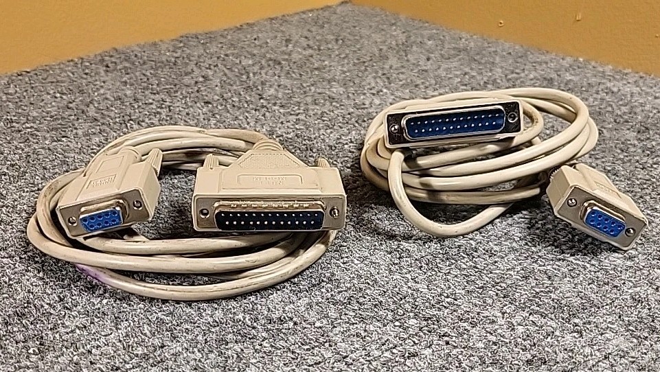 NORTEL NT5P41AP DB9/DB25 PC SERIAL/MODEM CABLE