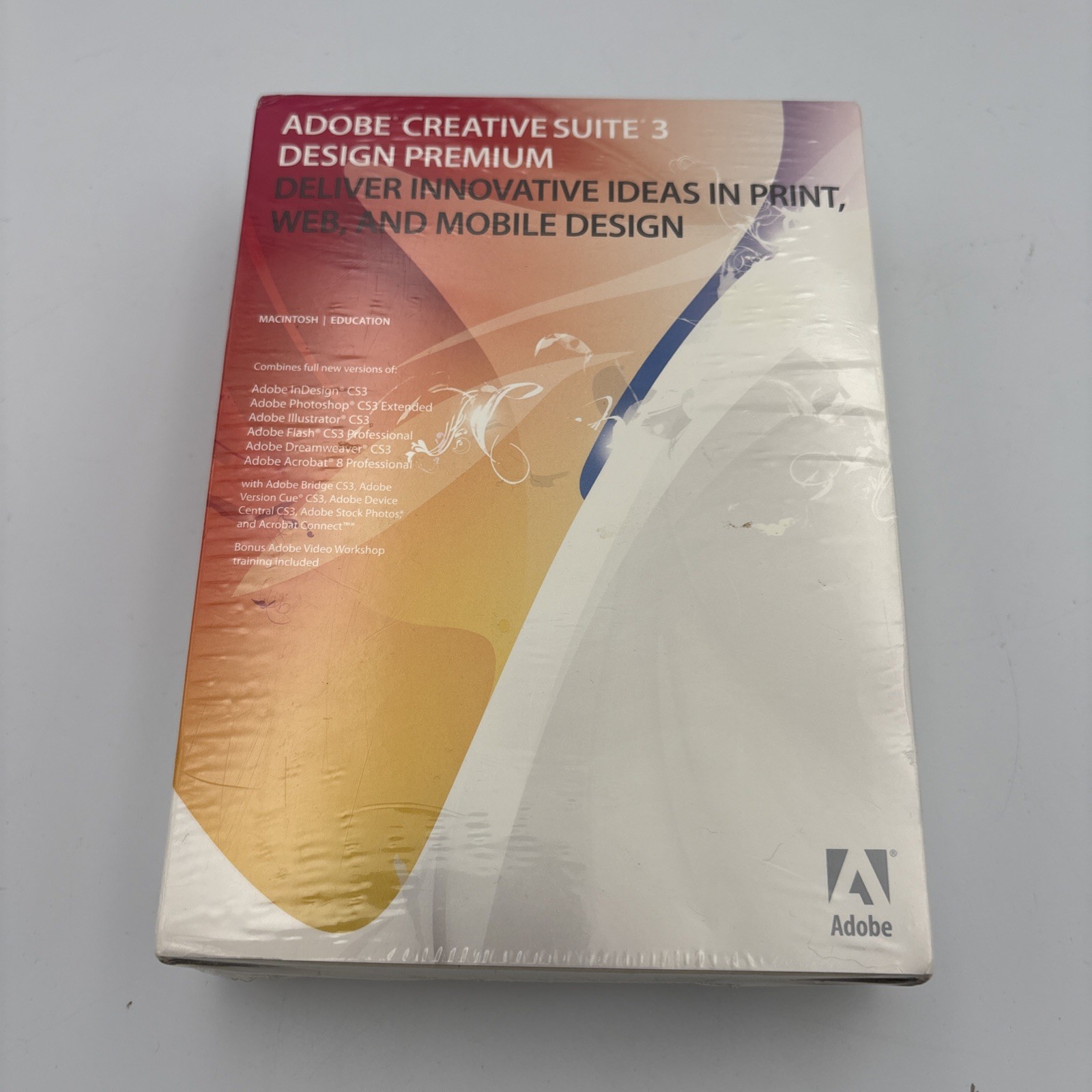 ADOBE Creative Suite® 3 Design Premium NEW/SEALED (Macintosh : Education)
