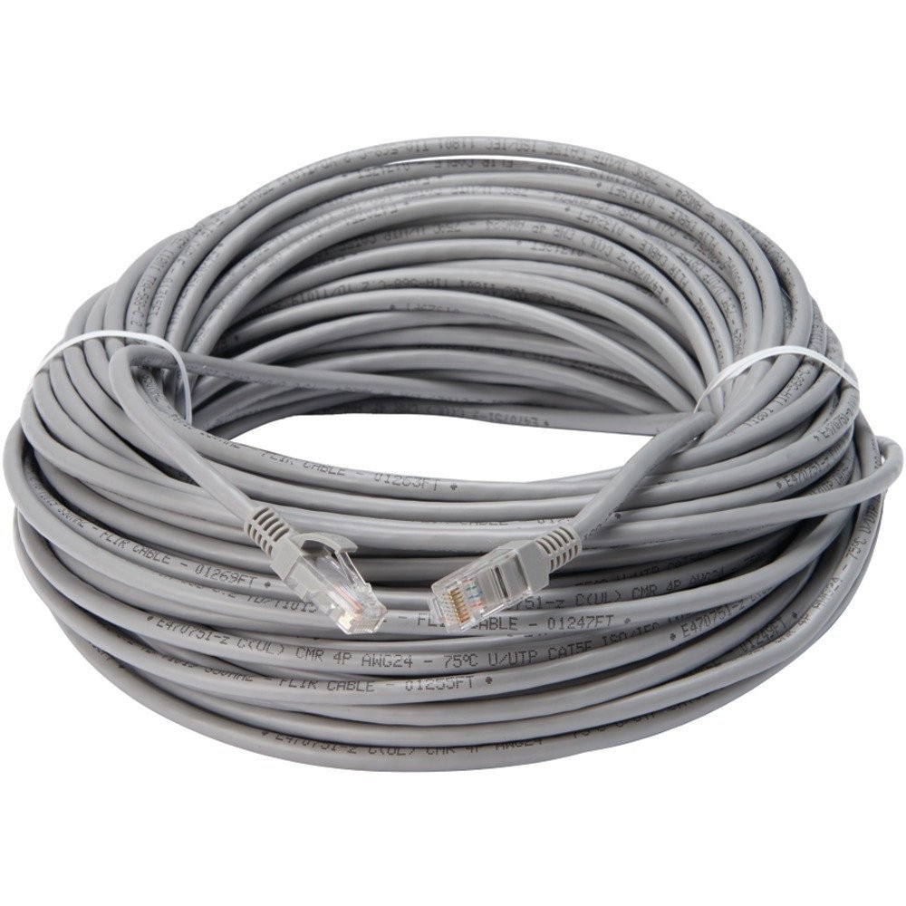 100FT CBL100C5RU In Wall Rated Extension Cable Ethernet Network Cord Data