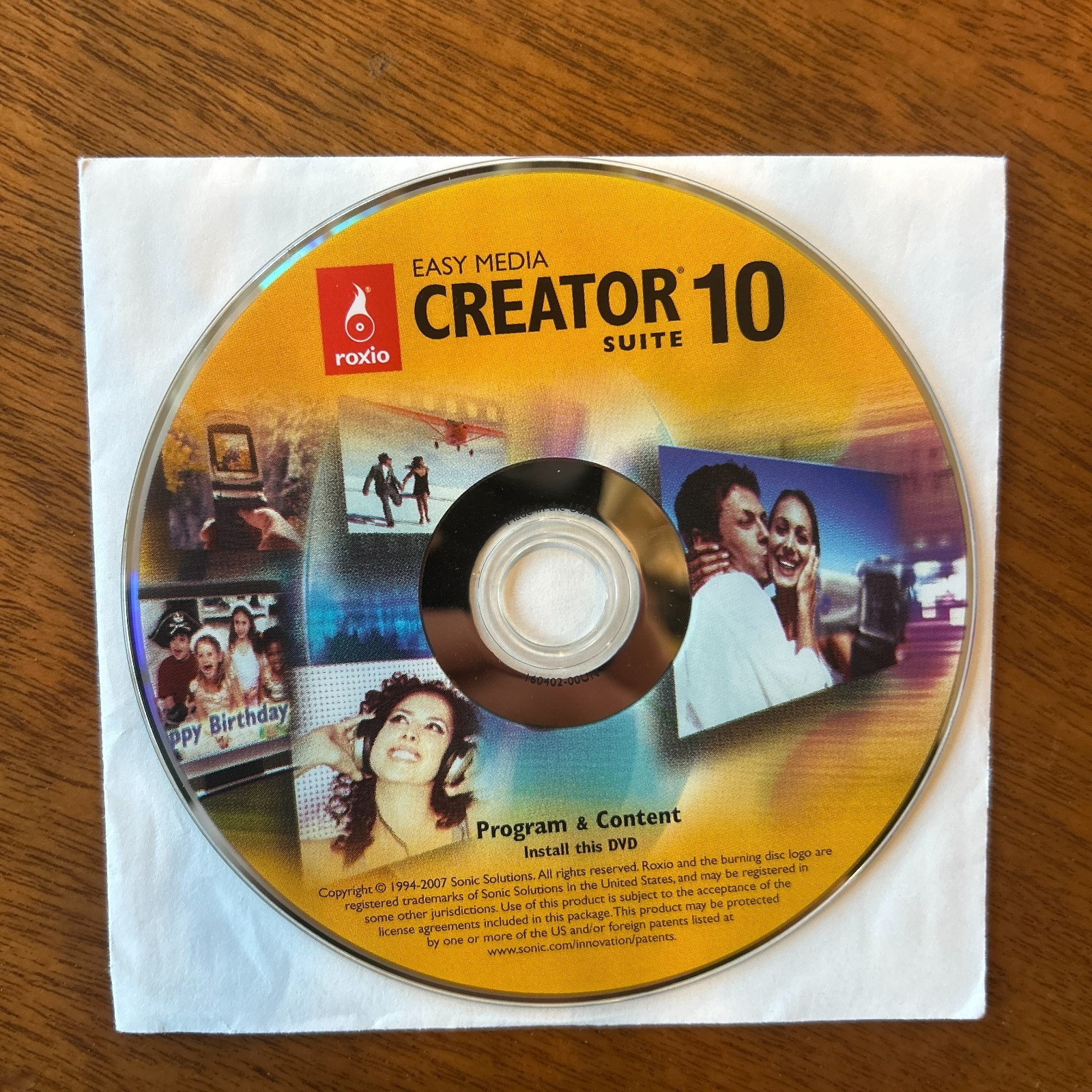 Roxio Easy Media Creator Suite 10 Software with CD-KEY and Serial Number