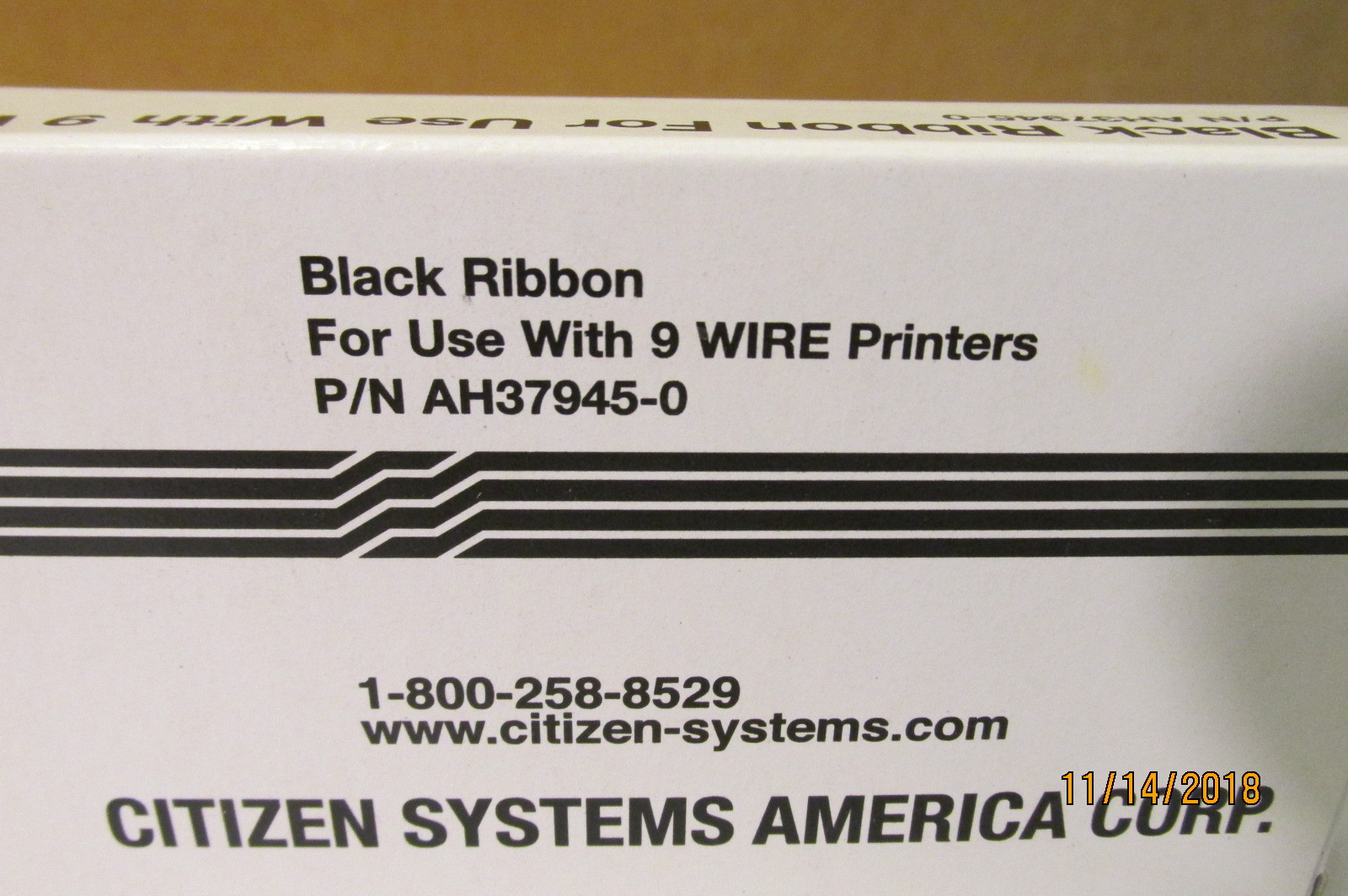 lot 2 OEM Citizen Printer Ribbon   AH37945-01  FOR GSX190 GSX200C GSX230