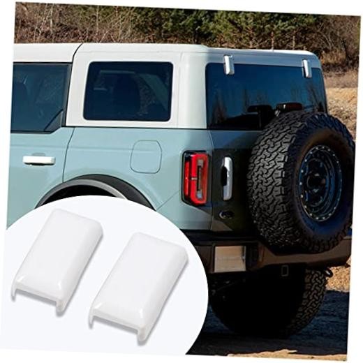 Tailgate Hinge Cover Back Window Rear Glass Hinge Cover Trim for Ford White