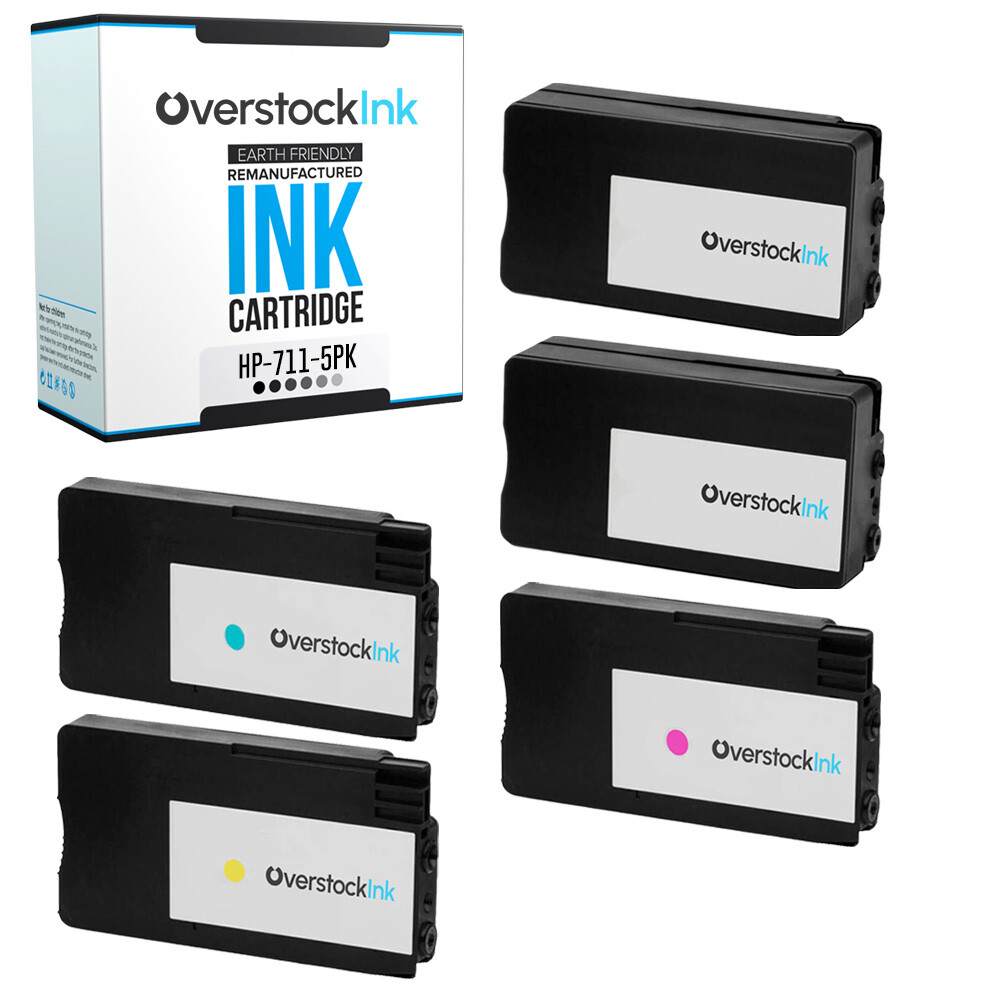 5PK Compatible OSI HP 711 Printer Ink Cartridges for HP DesignJet T120 T520 T530