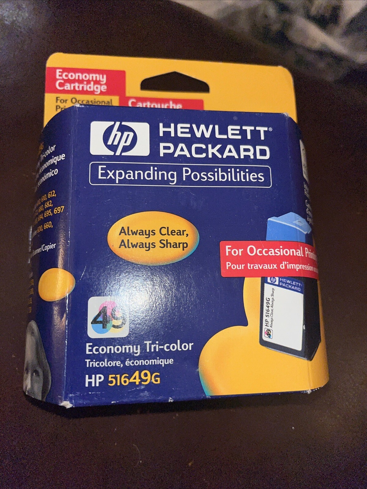 Genuine HP49 51649G Tri-Color Ink Cartridge