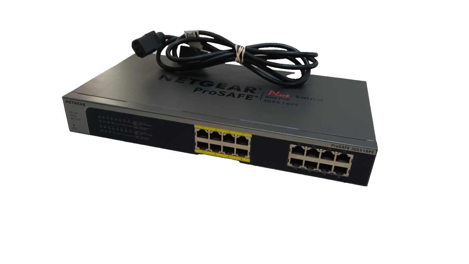 NETGEAR ProSAFE JGS516PE 16-Port Gigabit + PoE Network Switch