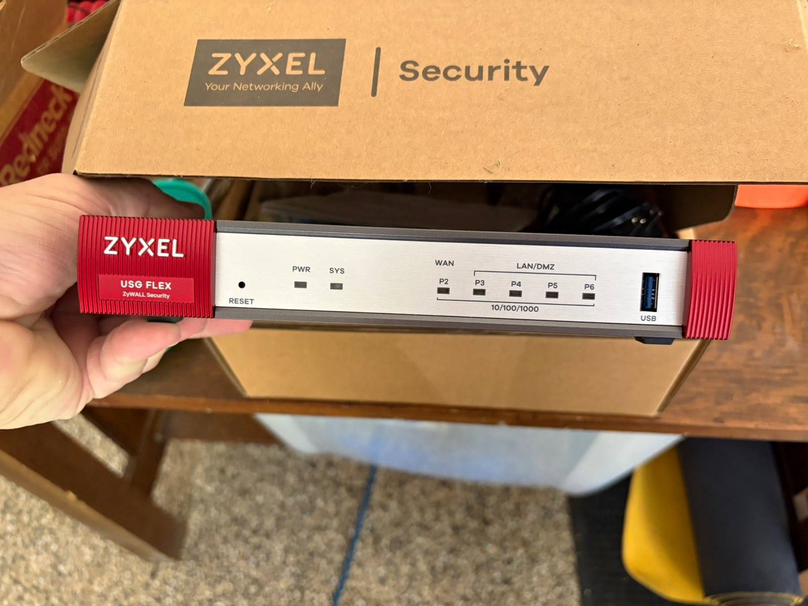 ZyXEL USG FLEX 50 Firewall VPN Security Hardware Appliance USGFLEX50-USAM01F