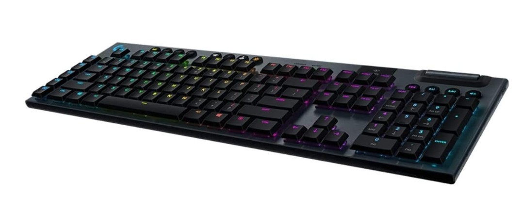 Logitech G915 LIGHTSPEED Wireless RGB Mechanical Gaming Keyboard, GL Tactile