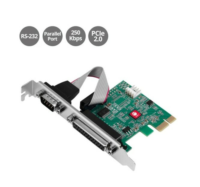 Siig JJ-E20311-S1 DP Cyber 1S1P PCIe Card Serial/Parallel Combo Adapter