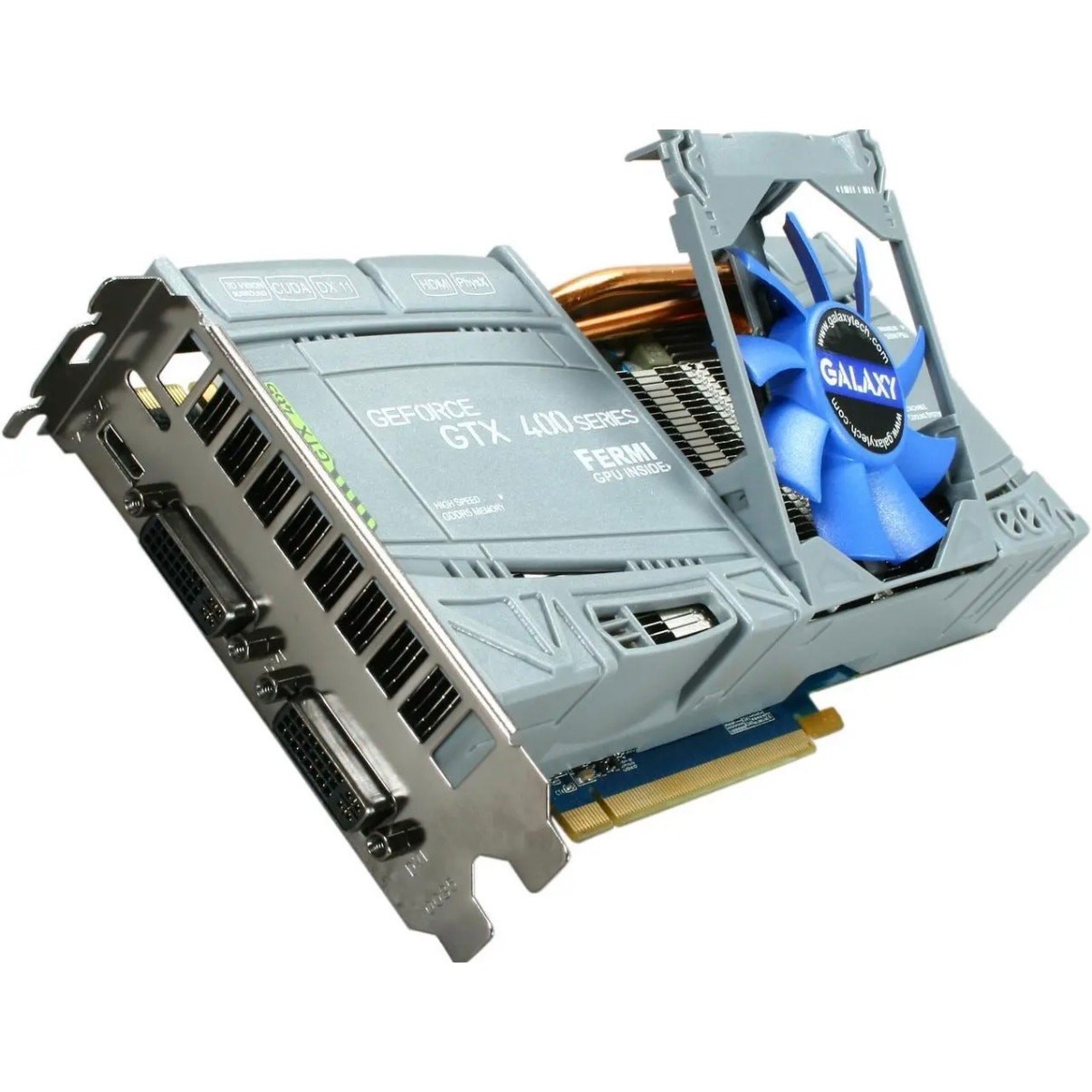 Galaxy GeForce GTX 465 1GB GDDR5 Graphics Card 60XGH3HS3CUD