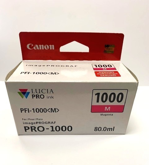 Canon PFI-1000 M LUCIA PRO Magenta Ink Tank (80ml)  (EXPIRED)