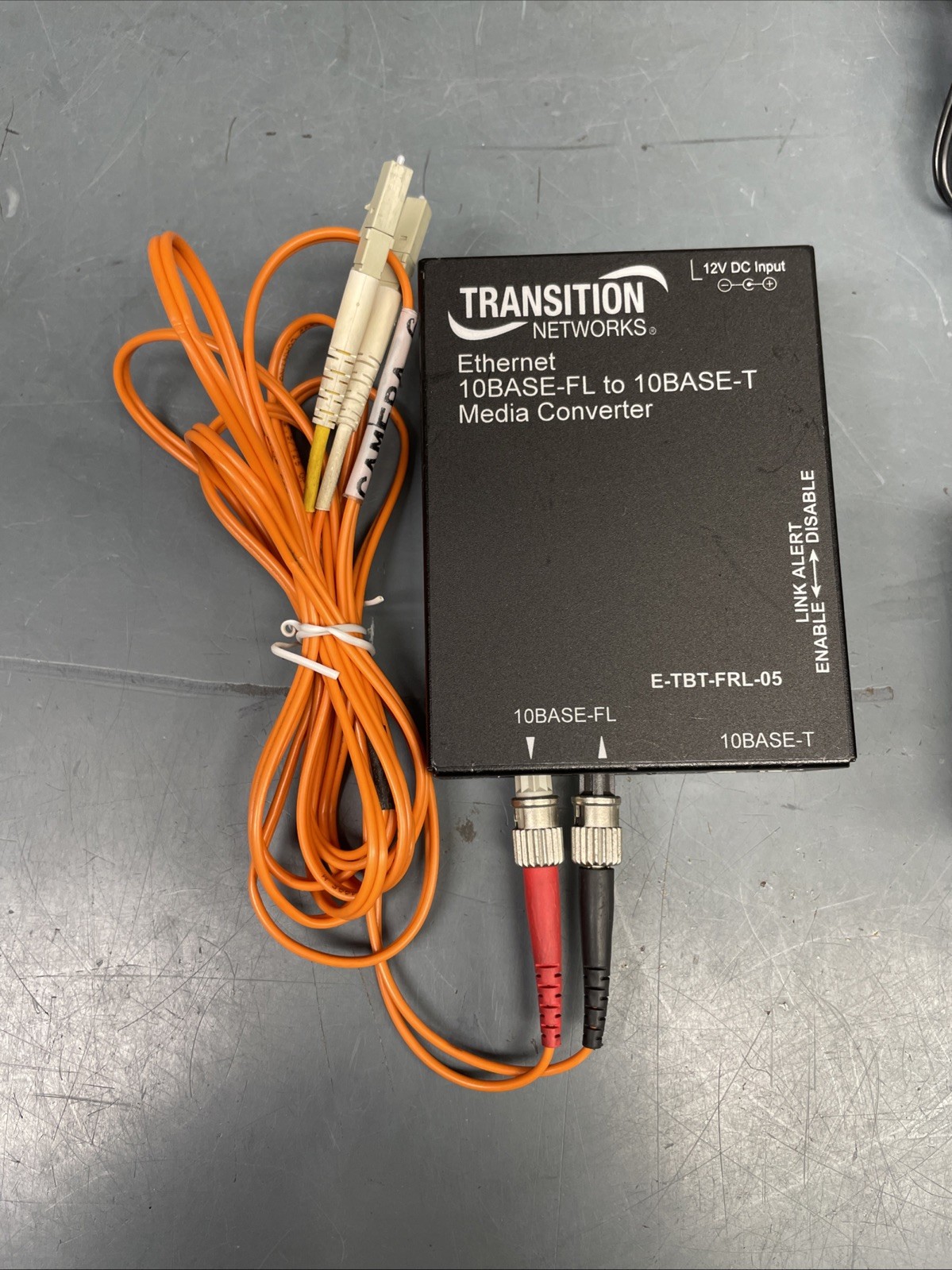 Transition Networks E-TBT-FRL-04 Media Converter 10BASE-FL to 10BASE-T 