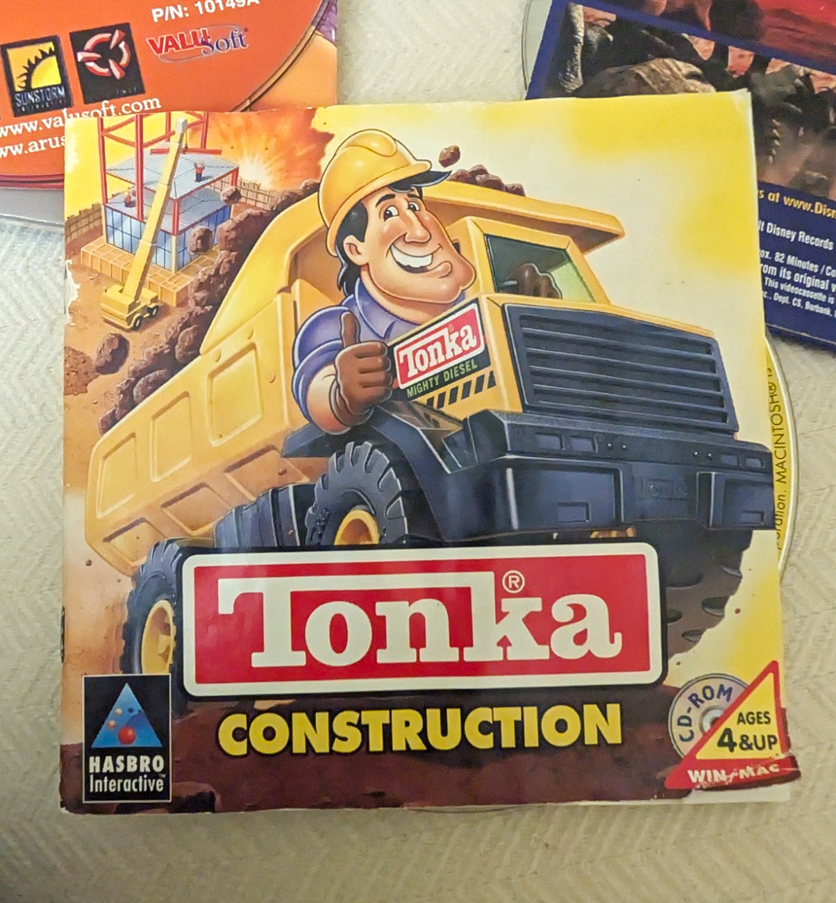 Hasbro Interactive Tonka Construction CD-ROM Game Windows/Macintosh