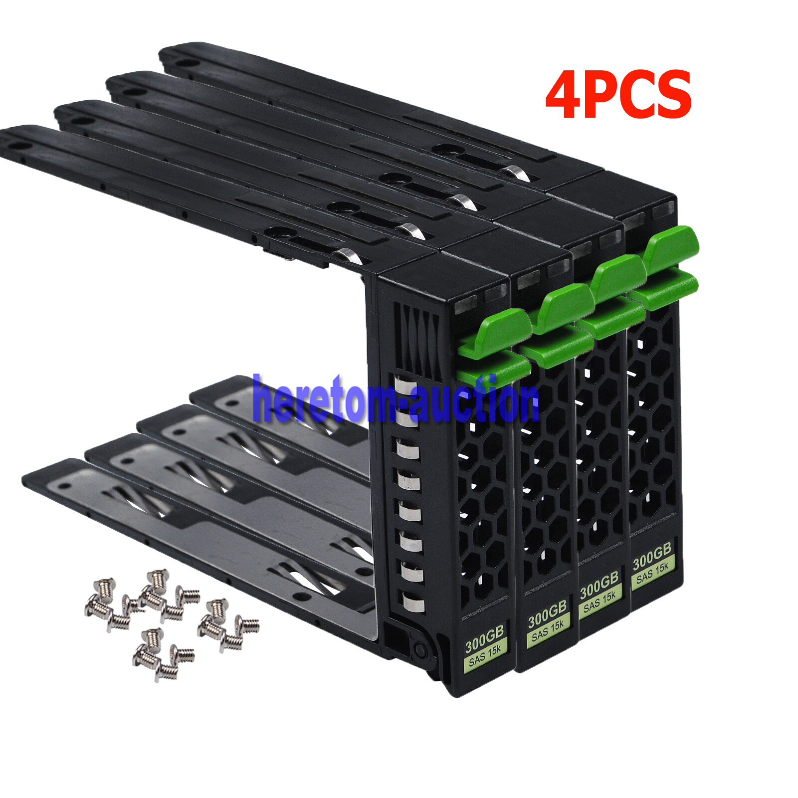 4X Fujitsu RX100 RX200 RX300 RX350 TX150 S7 S8 2.5" SAS Tray Caddy A3C40135103