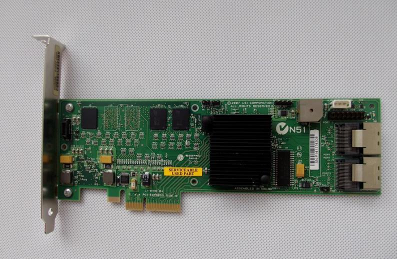 LSI MR SAS 8708ELP SAS RAID Controller Card 256MB