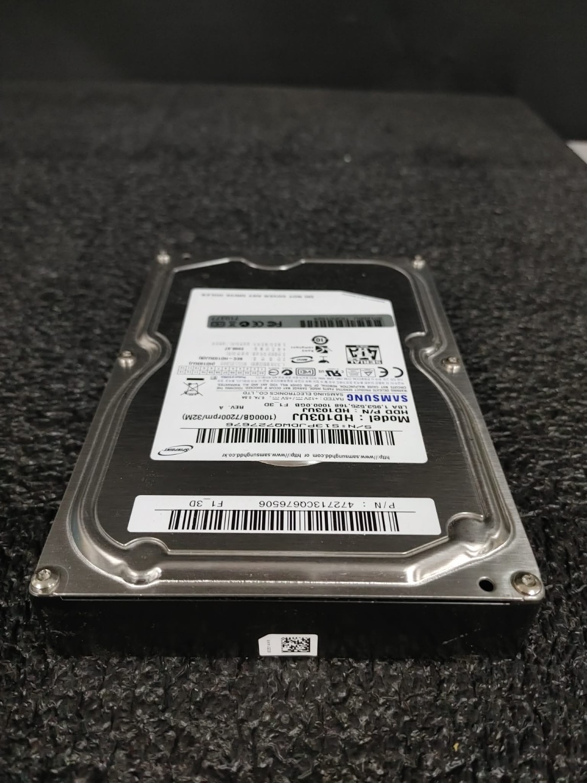Samsung HD103UJ 1TB 3.5" SATA 7200 RPM 32MB Cache 3Gb/s HDD Hard Drive