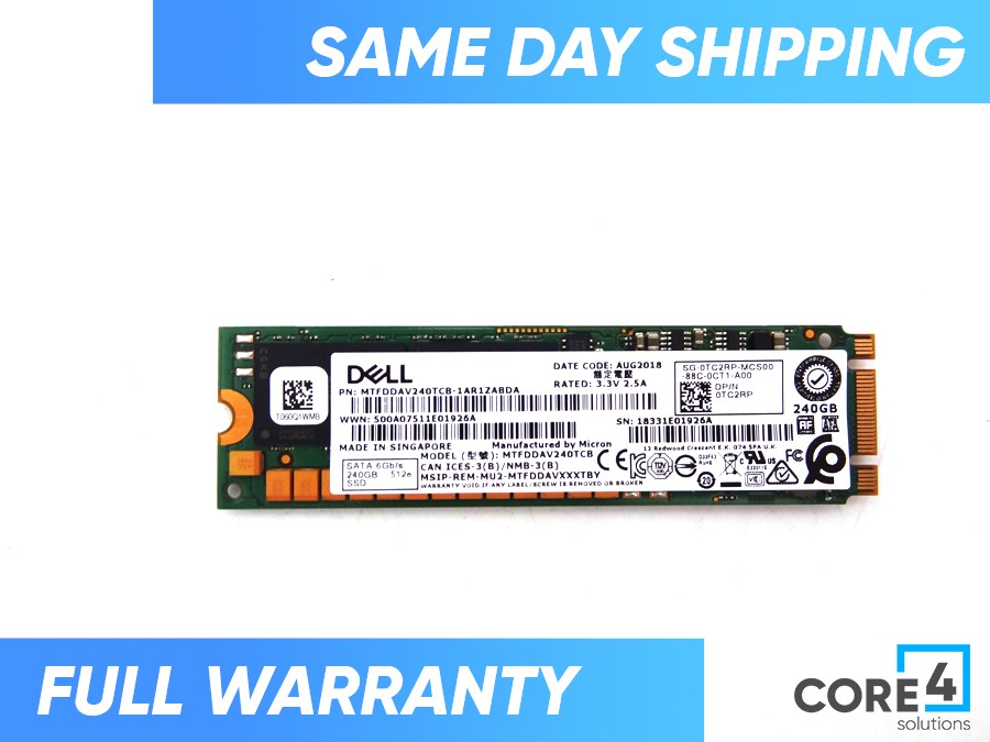 DELL TC2RP 240GB 6G SATA M.2 SSD
