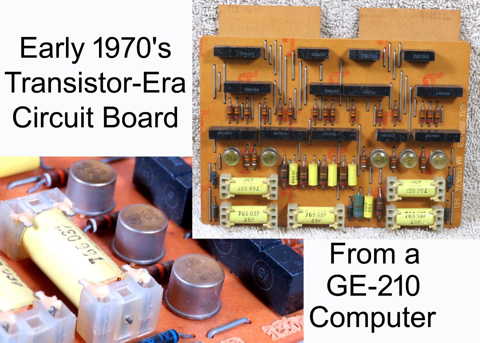 Vintage 1970’s Transistorized Circuit Board – GE-210/Honeywell Computer (748721)
