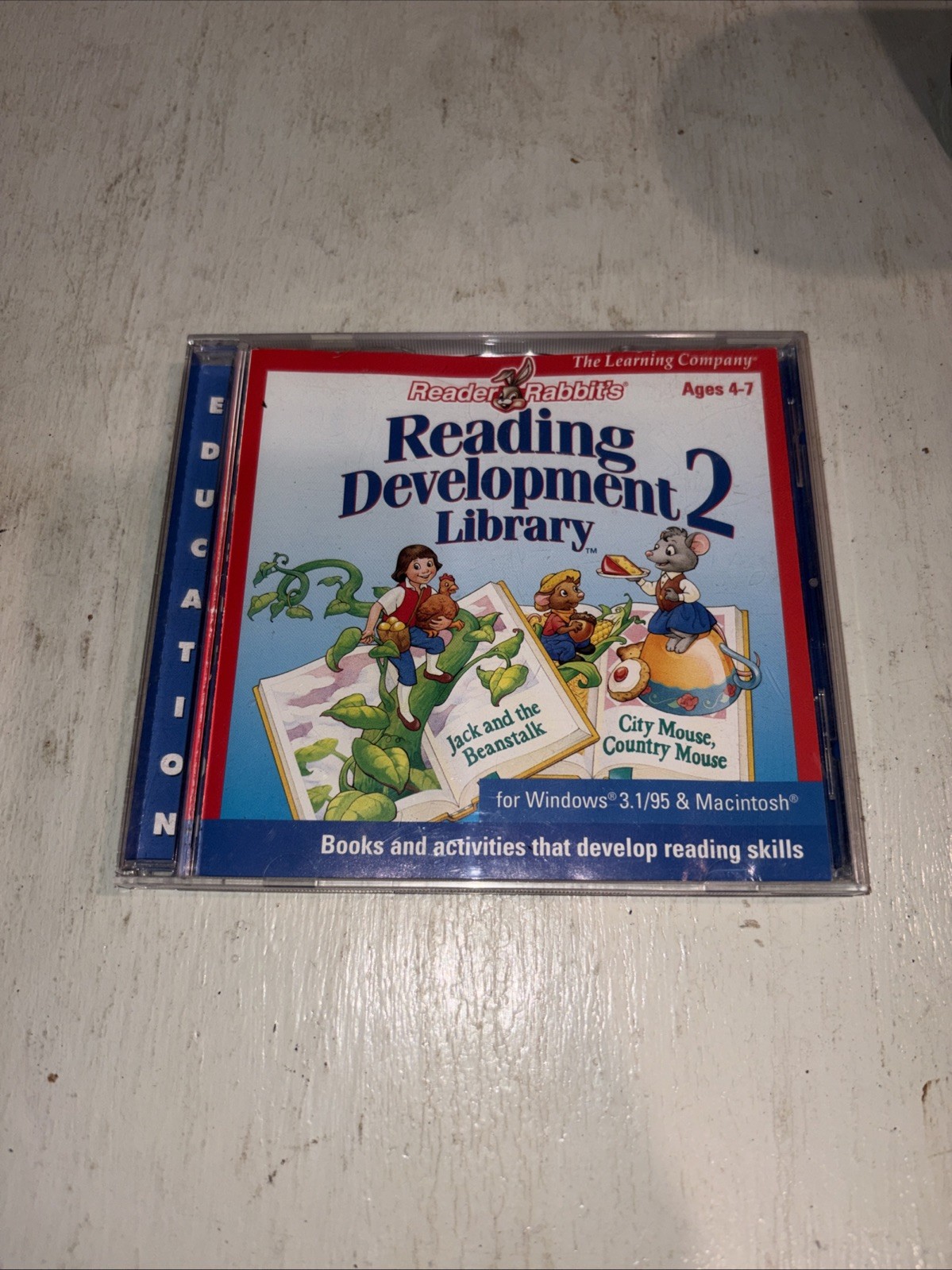 Reader Rabbit Reading Development Library 2 PC MAC CD interactive story books