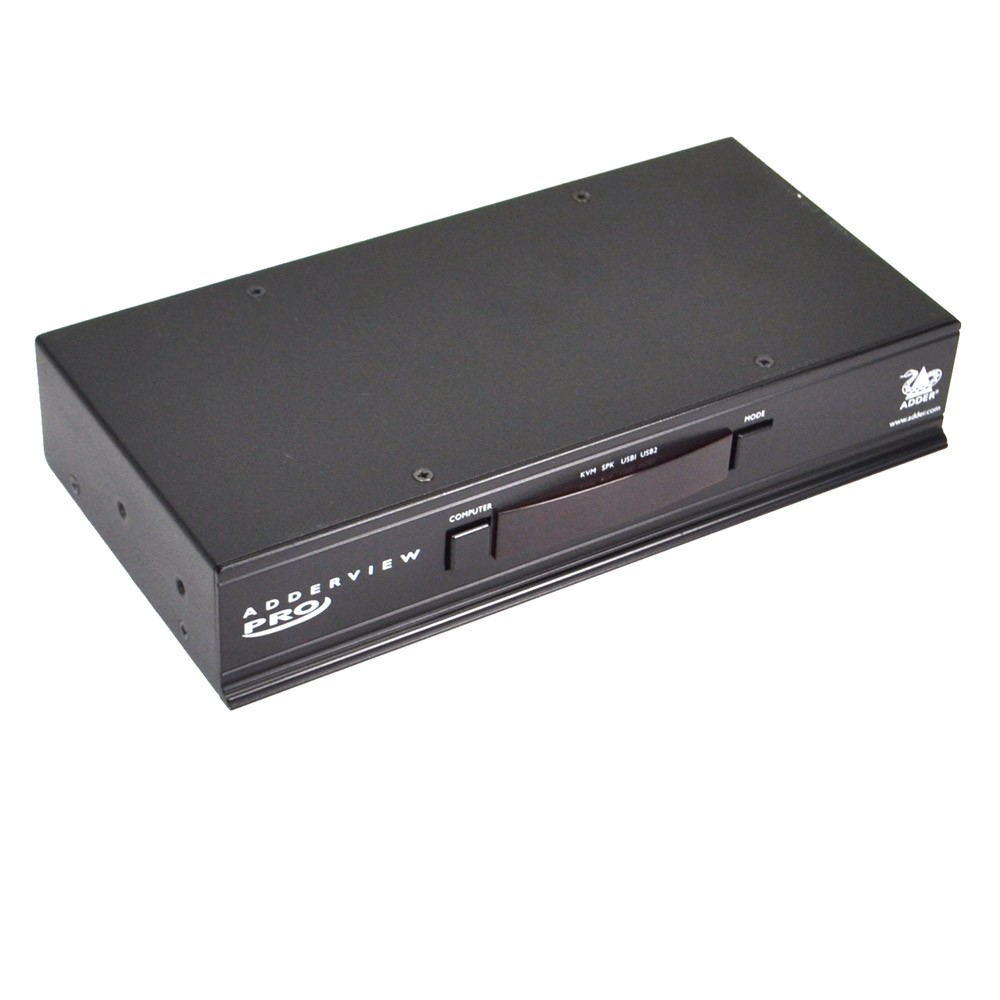 Adder AV4PRODVI Adderview Pro DVI 4Port KVM Switch USB 20 No AC Adapter G2U