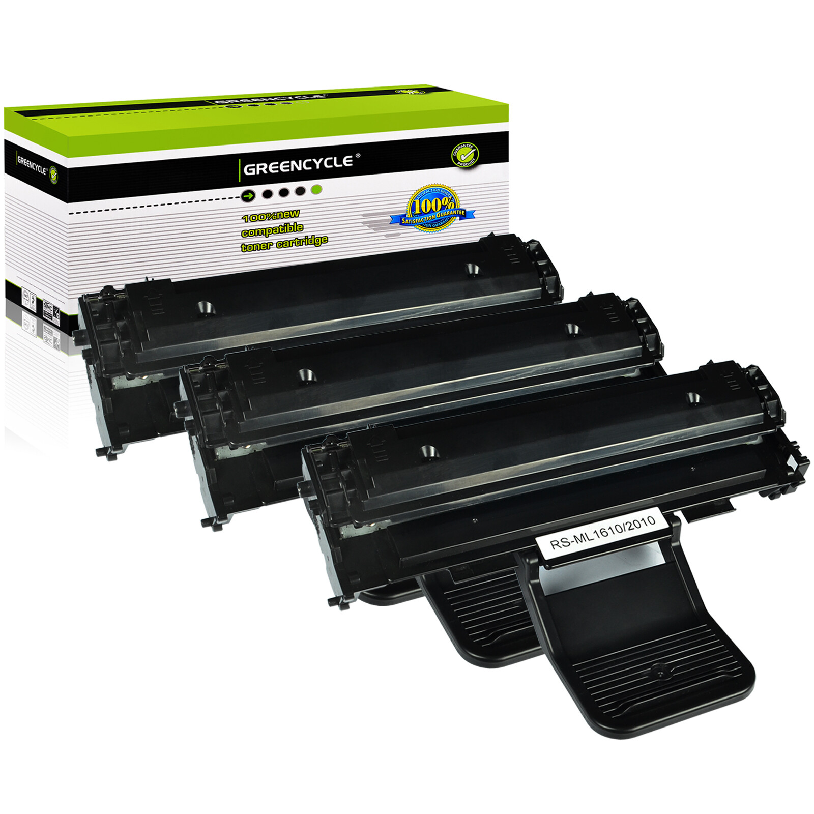 3PK ML-2010D3 Toner Cartridge Compatible For SAMSUNG ML-2010 2510 2570 2571N