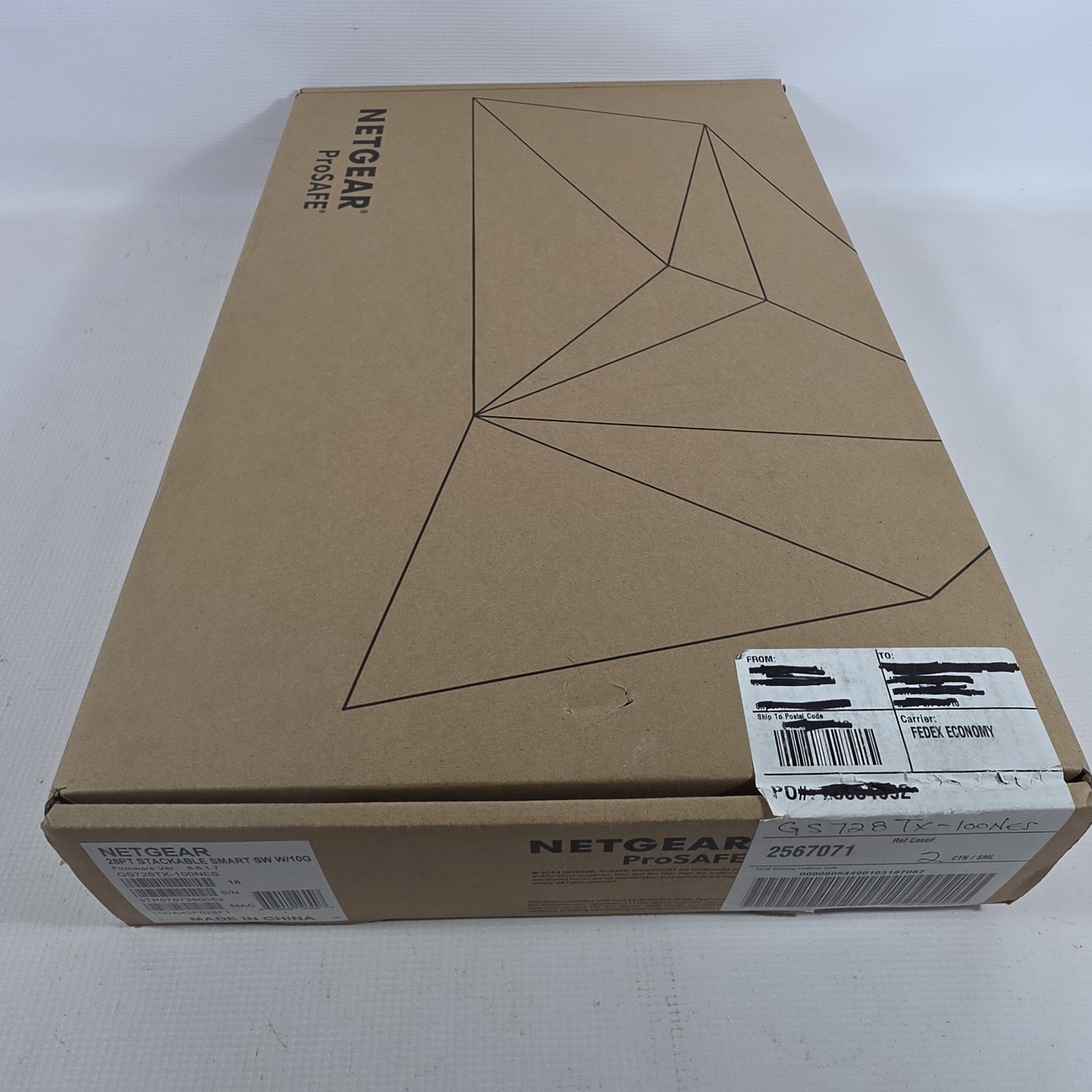 NETGEAR Prosafe GS728TX-100NES ProSAFE S3300-28X 28-Port Stackable Smart Switch