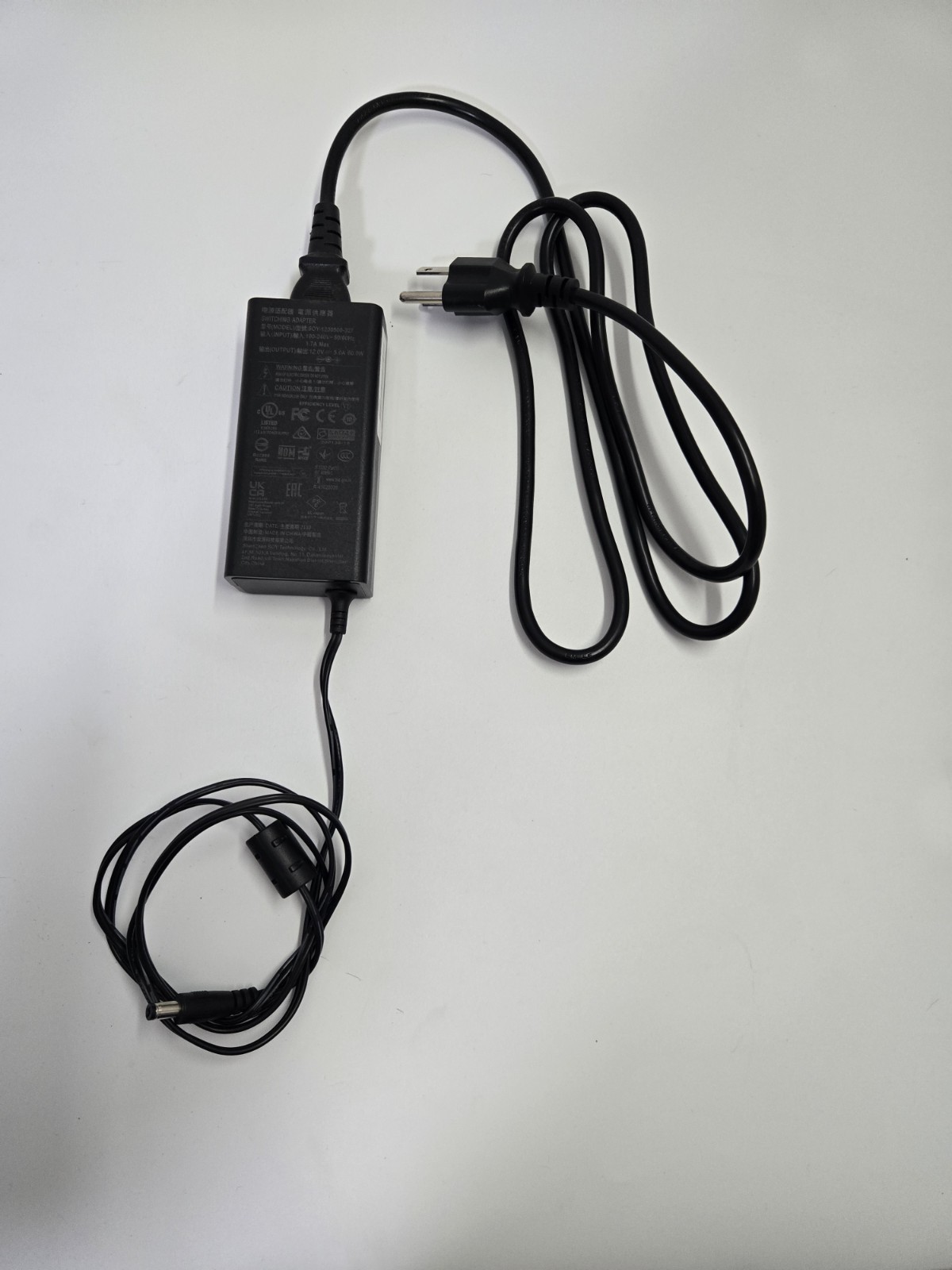 Power Supply AC Adapter For SOY-1200500-327 12V 5A