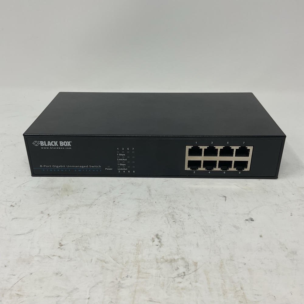 Black Box 8 Port Gigabit Unmanaged Switch Model LGB408A-R2