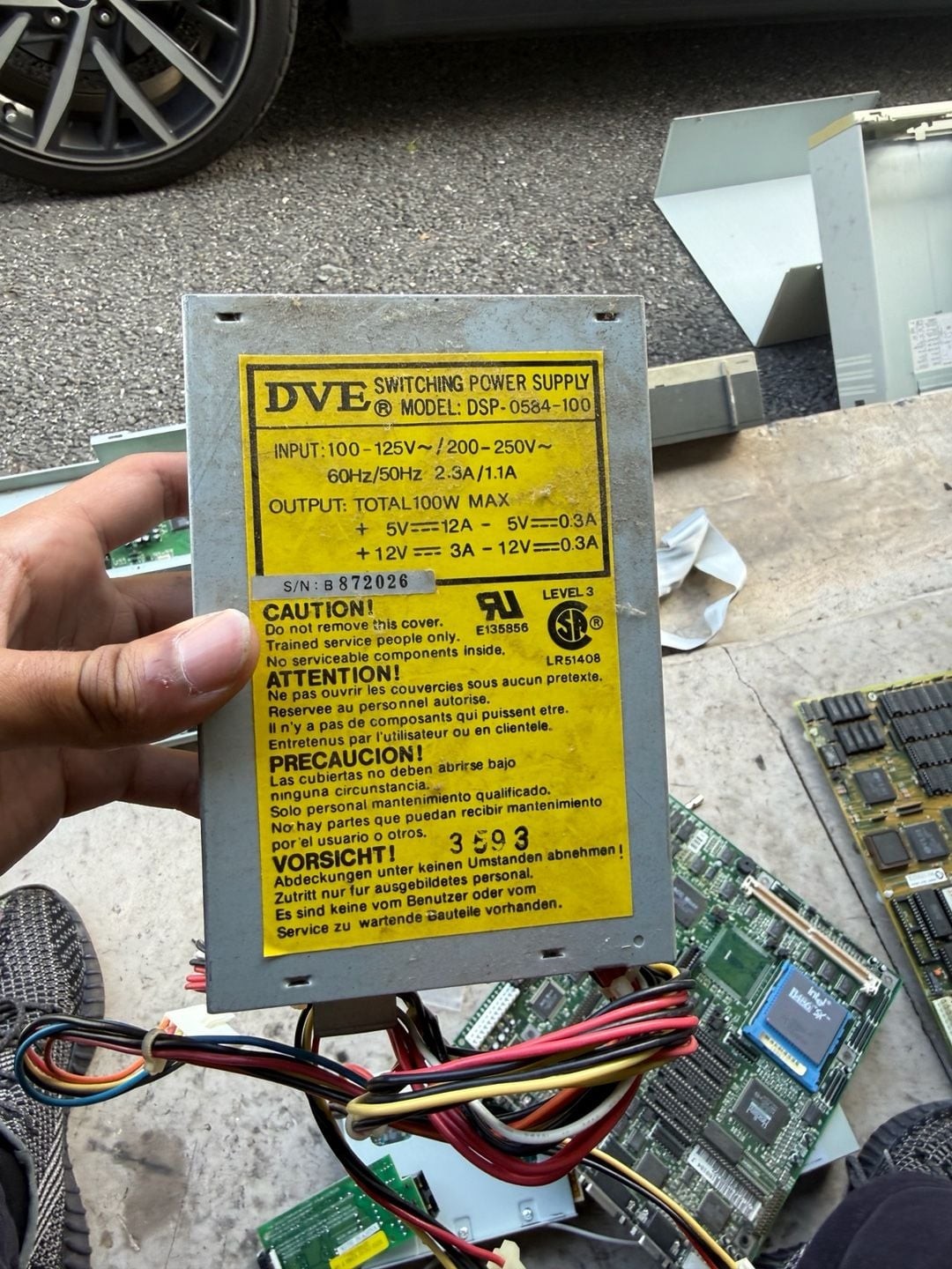 DVE Switching Power Supply DSP-0584-100 100W