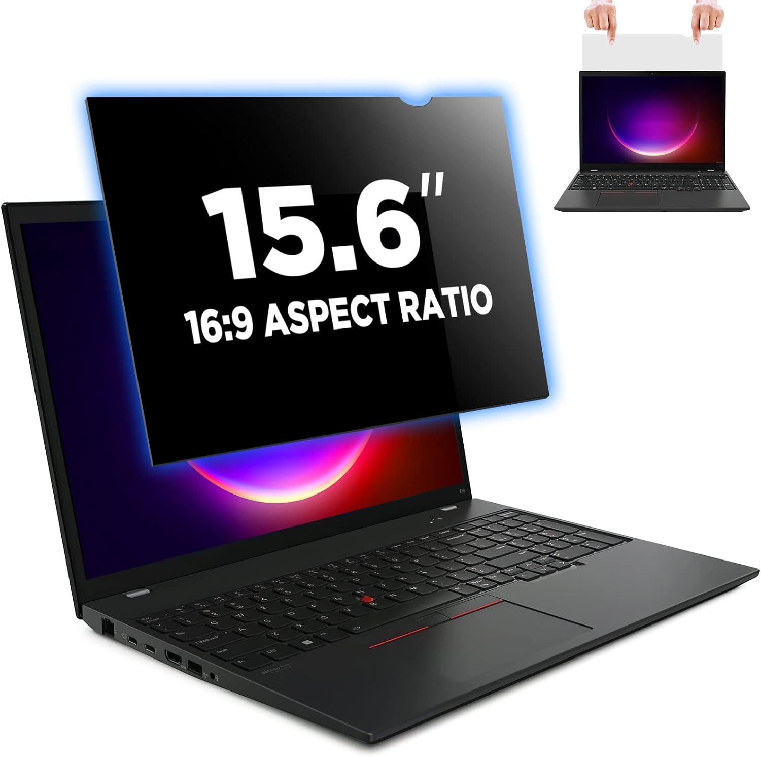 15.6" Privacy Filter Screen Protector for 15.6 inch Widescreen Notebook Laptop