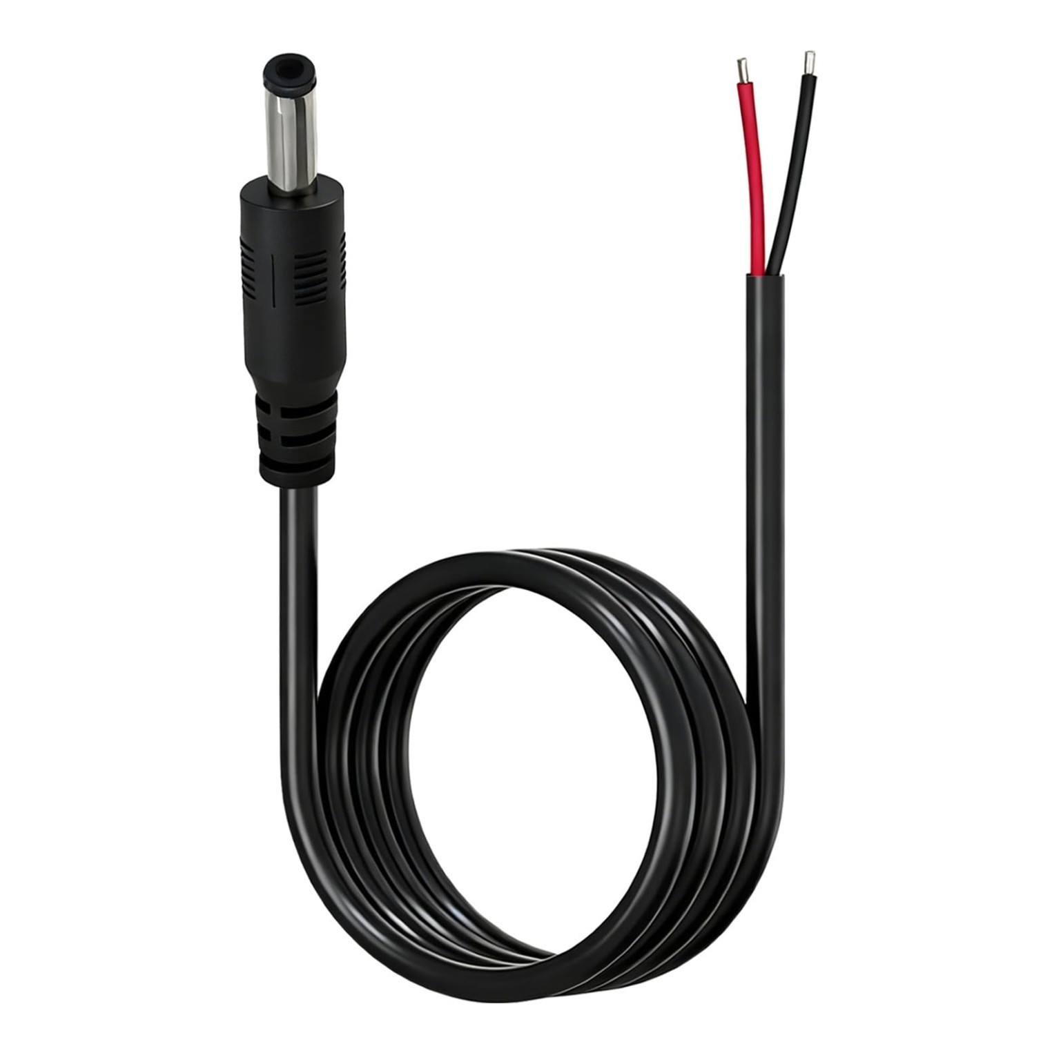 12V DC Power Terminal Cable, 3.5mm x 1.35mm, 22AWG,3.3FT, 5-Pack