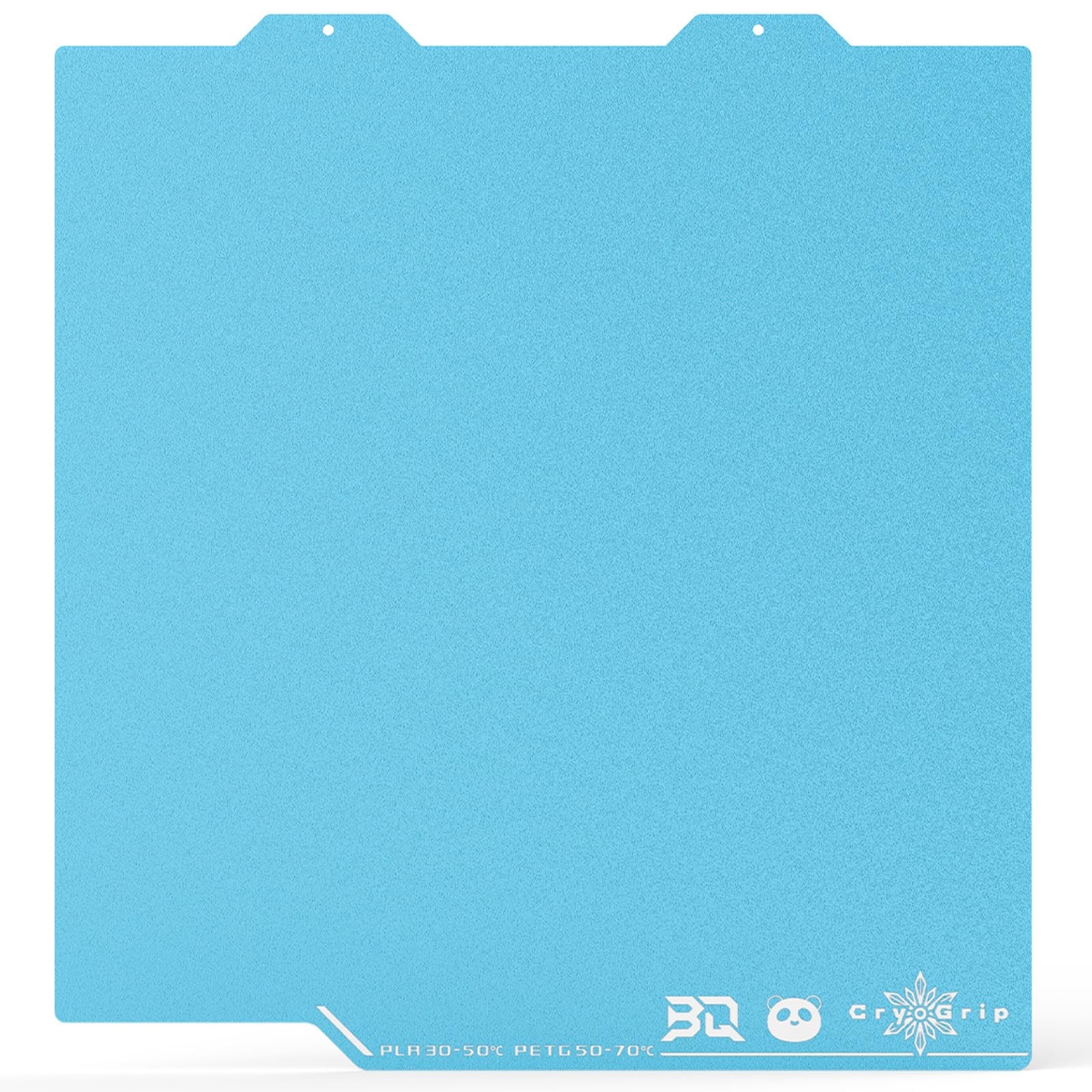 BIQU CryoGrip Pro Frostbite Panda Build Plate for 184*184MM, Frostbite-Blue
