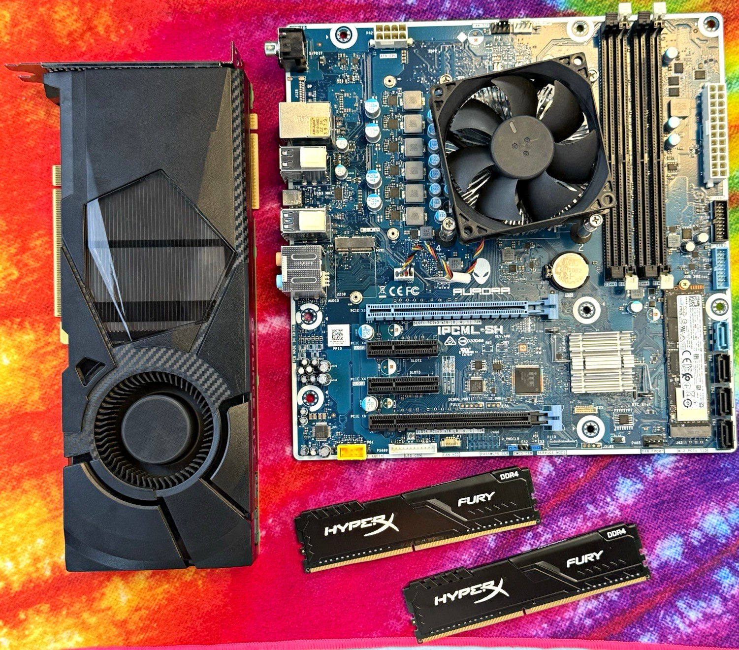 Alienware Aurora R11 PC Parts Bundle i7-10700F RTX 2070 Super 16GB RAM