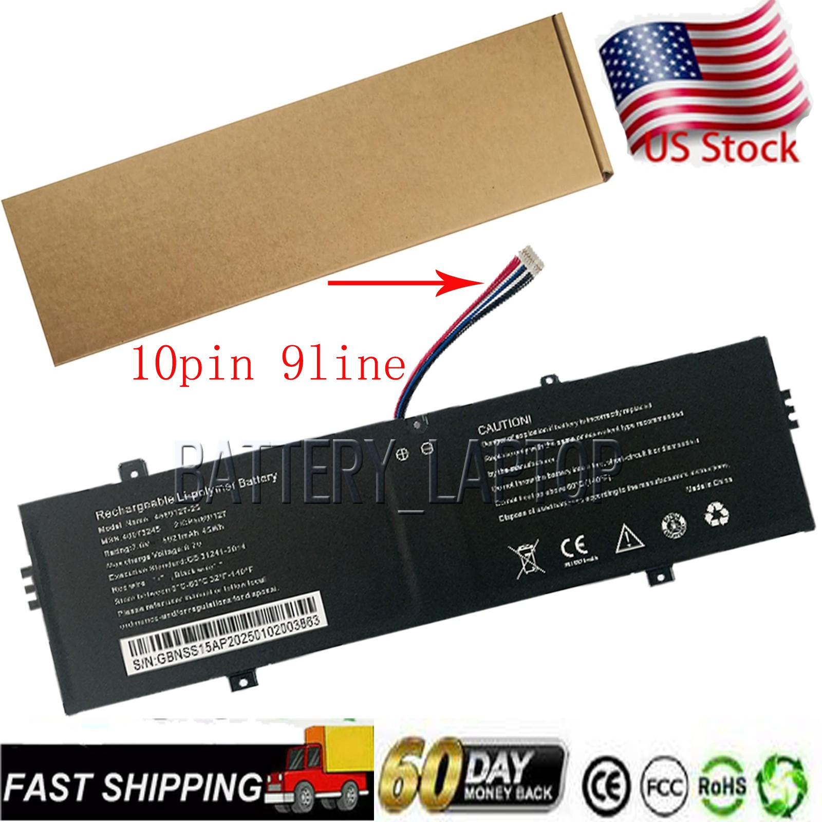 New Battery NV-3285128-2S For HYUNDAI UMAX VisionBook 13Wa Ultra UMM23013U