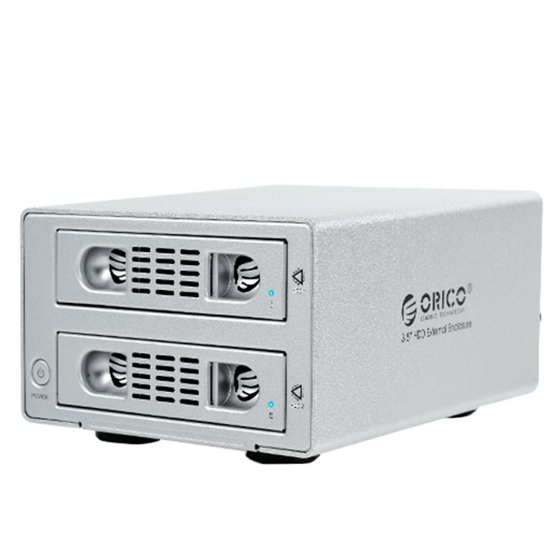 ORICO 3529RUS3 Aluminum 2 Bay USB3.0/eSATA External 3.5'' RAID SATA Hard Drive