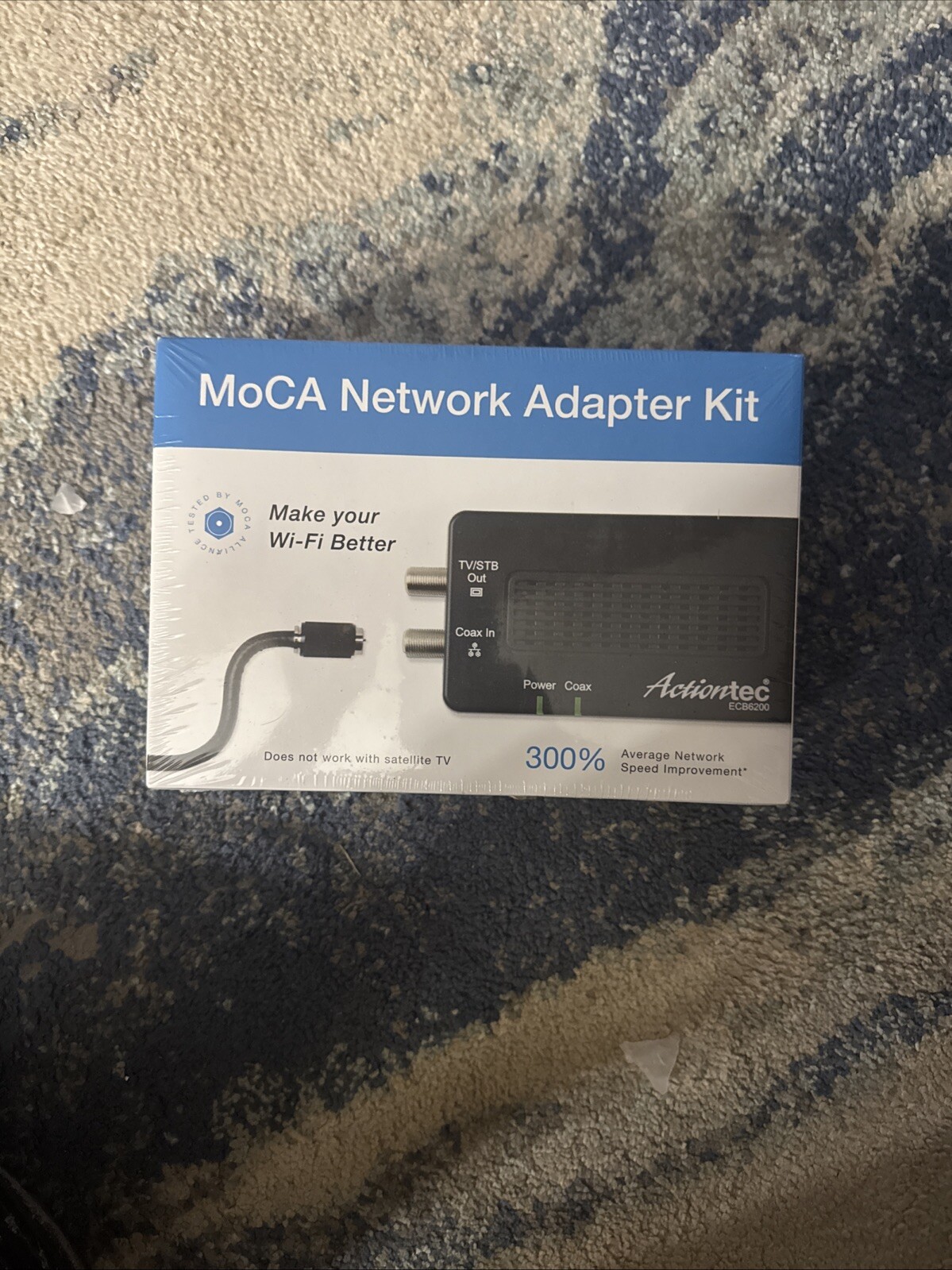 Actiontec ECB6200 Bonded MoCA 2.0 Ethernet Coax Network Adapter 