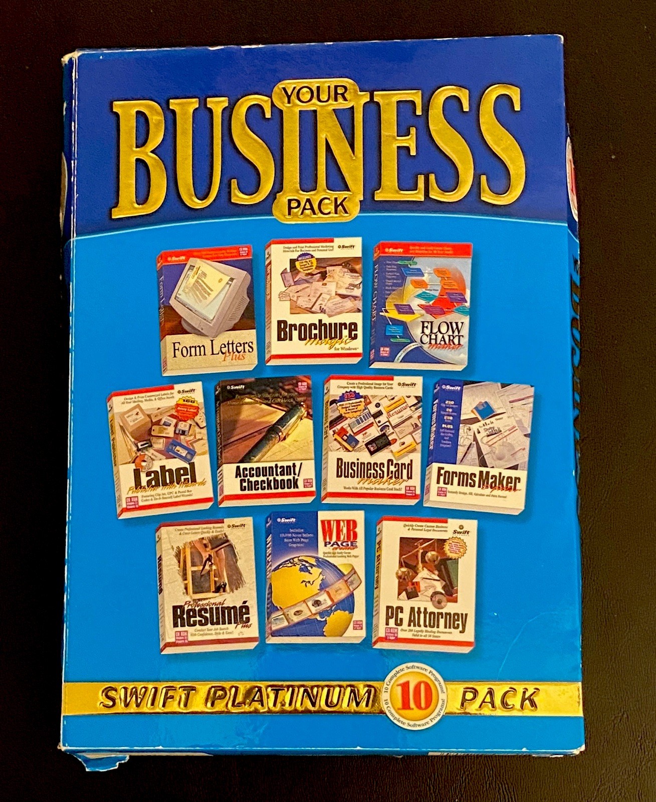 Your Swift Platinum Business 10 Pack PC CD-ROM Software, Windows