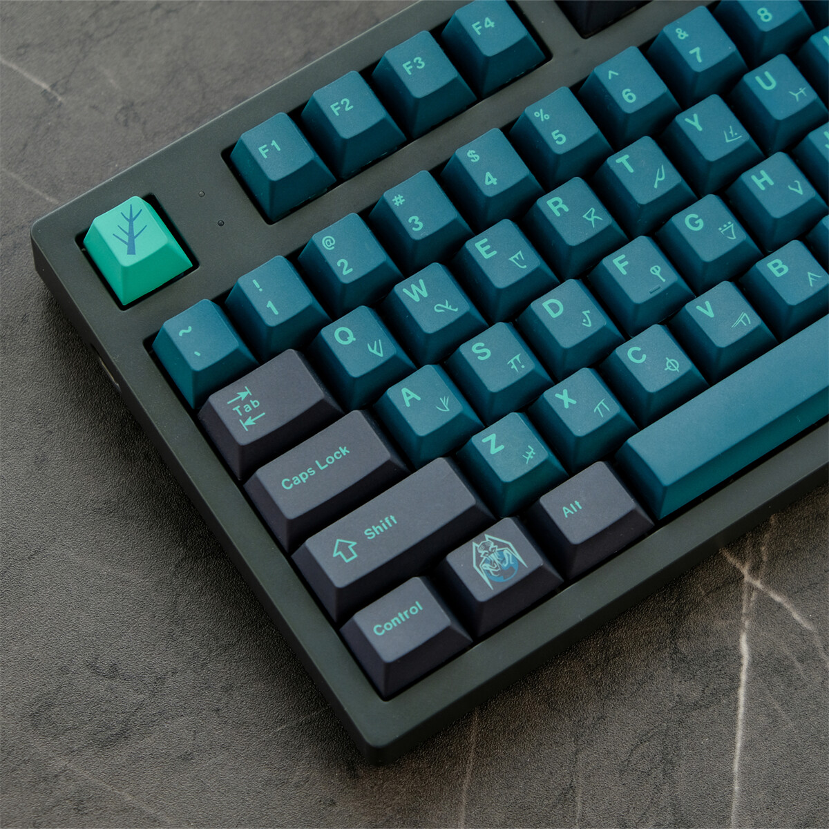 GMK Terror Below Keycaps Copy Dye Subs PBT Cherry Profile Keycap Set