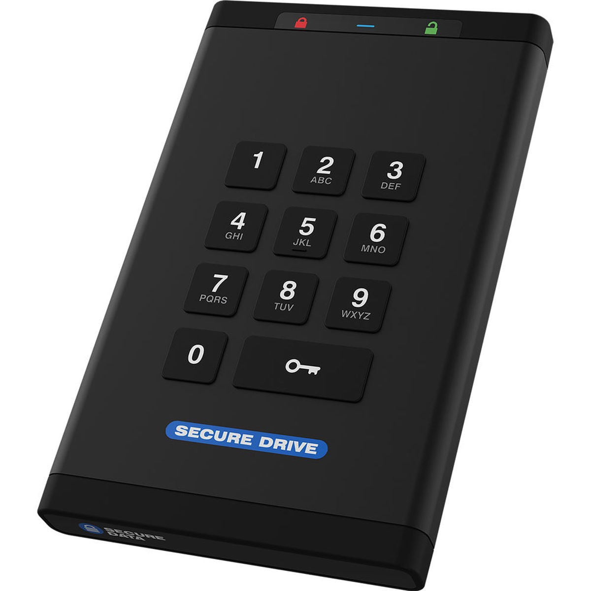 Secure Data SecureData 250GB SecureDriveKP FIPS 140-2 Solid State Drive with Pin