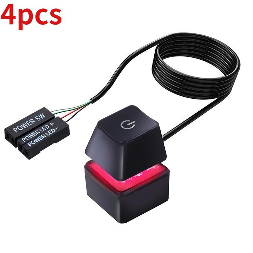 Responsive Sturdy Durable Compact Desktop PC Power Switch, External Start Button