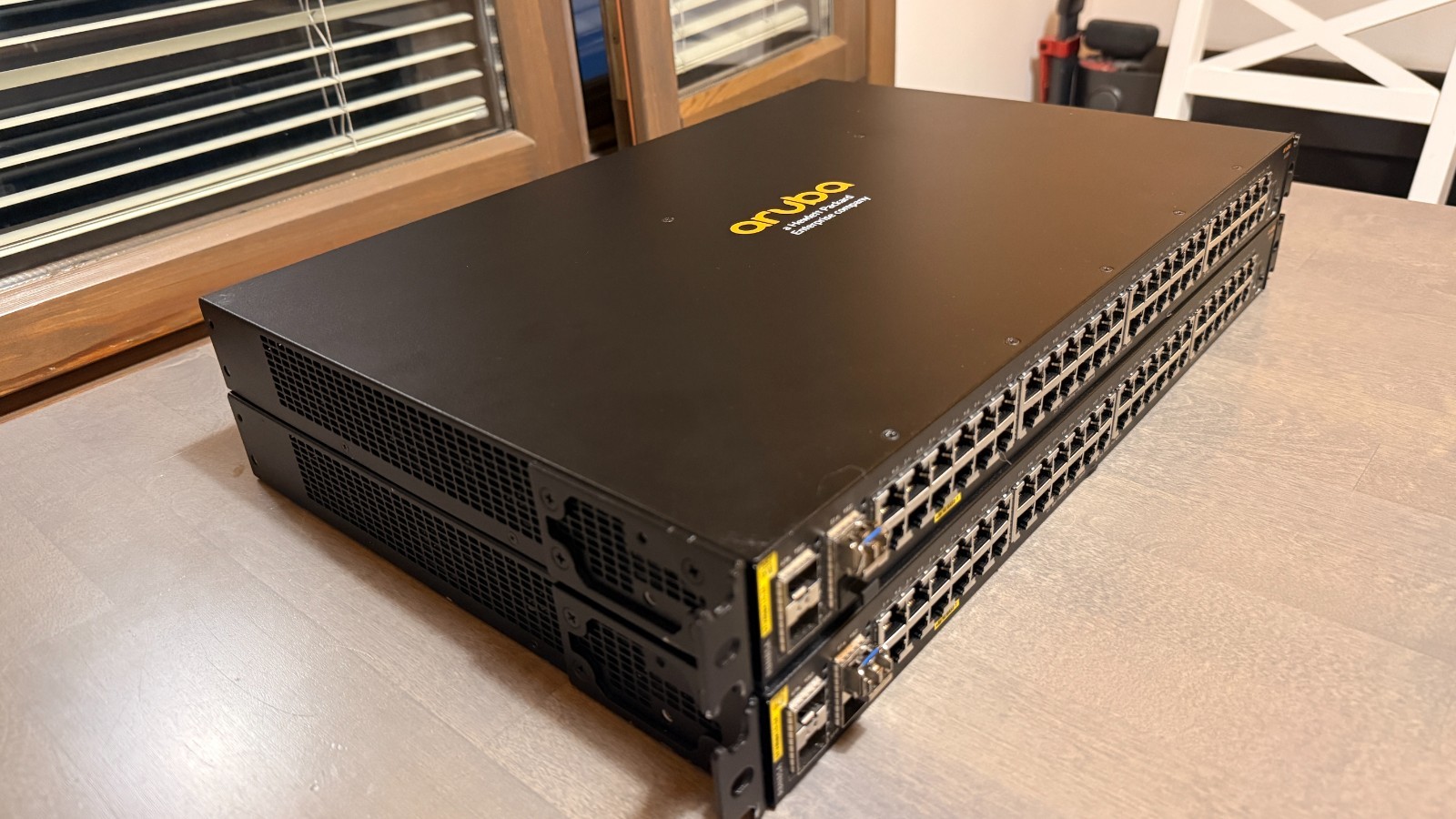 HPE Aruba CX6000 R8N85A 48G Class4 PoE+ 4SFP Switch Fully Tested w/ Rack Ears