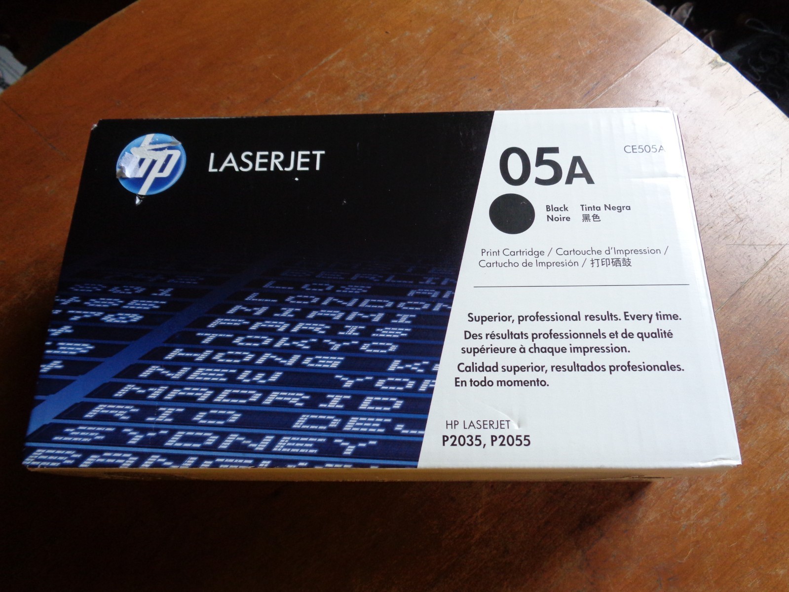 New HP 05A Black Original LaserJet Toner Cartridge, CE505A
